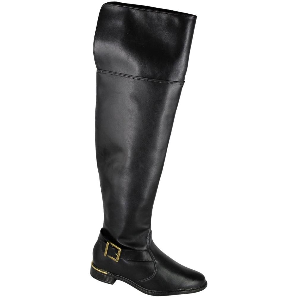 Bota Cano Alto Vizzano Genebra Montaria Feminino Preto 4