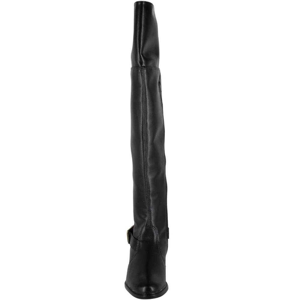Bota Cano Alto Vizzano Genebra Montaria Feminino Preto 5