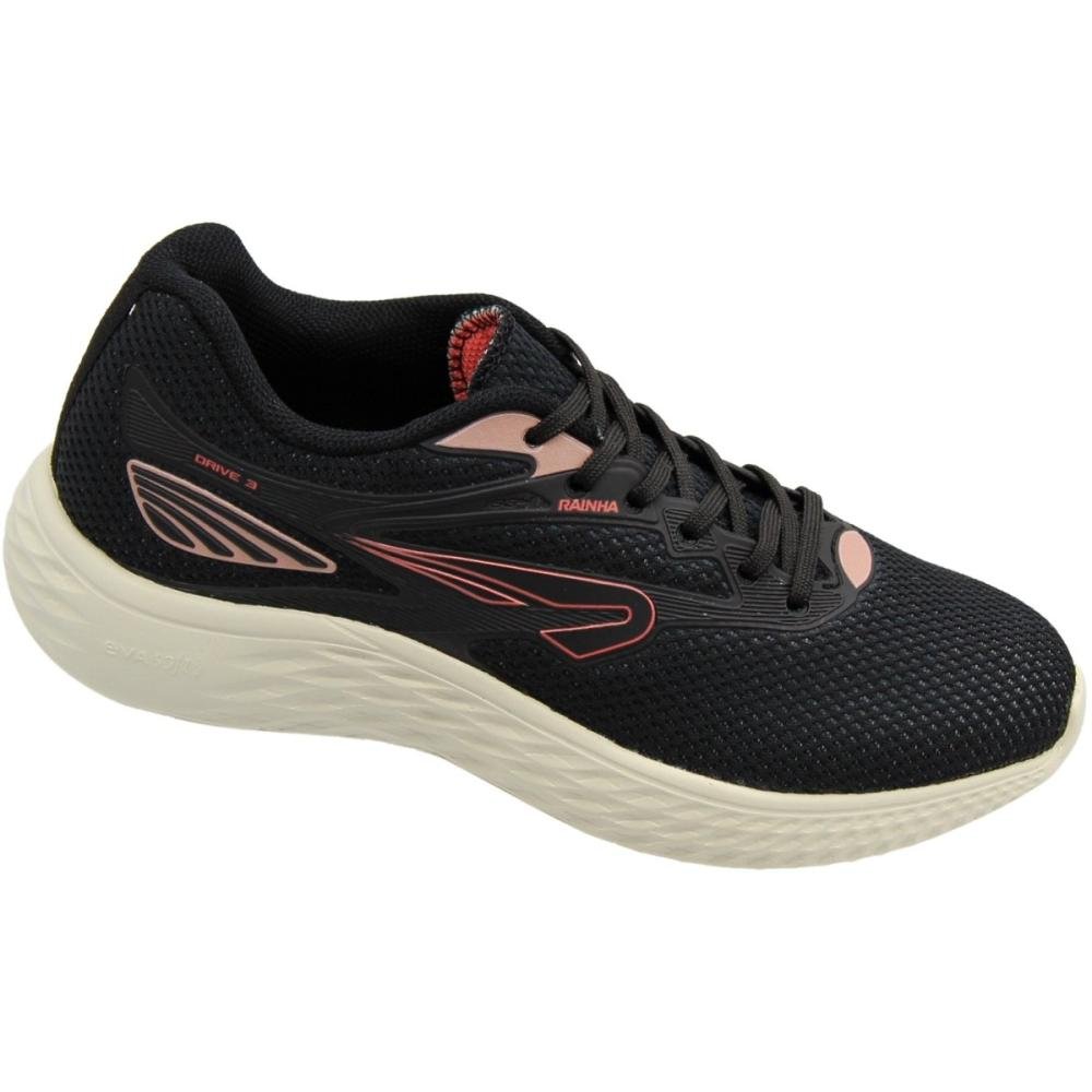 Tênis Esportivo Rainha Drive III Feminino Preto 3