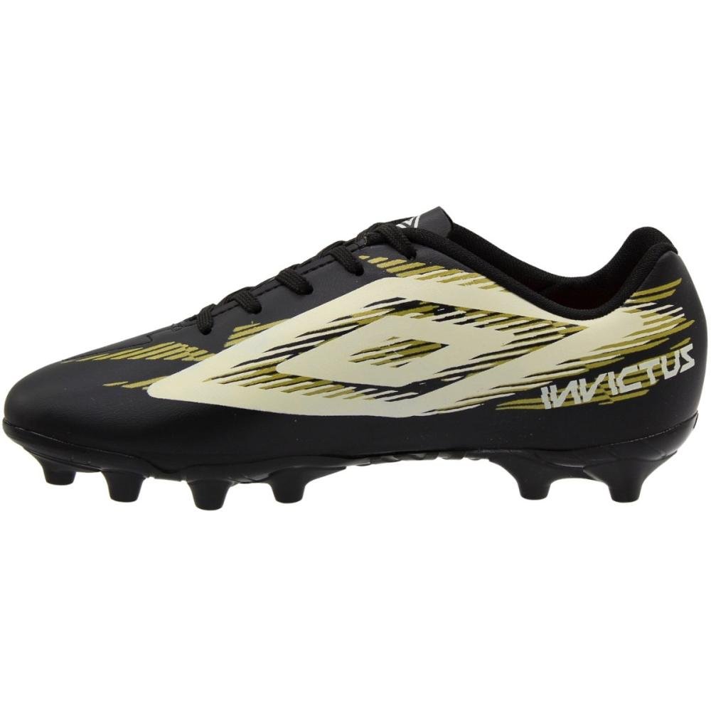 Chuteira de Campo Infantil Umbro Invictus Jr Menino Preto 2