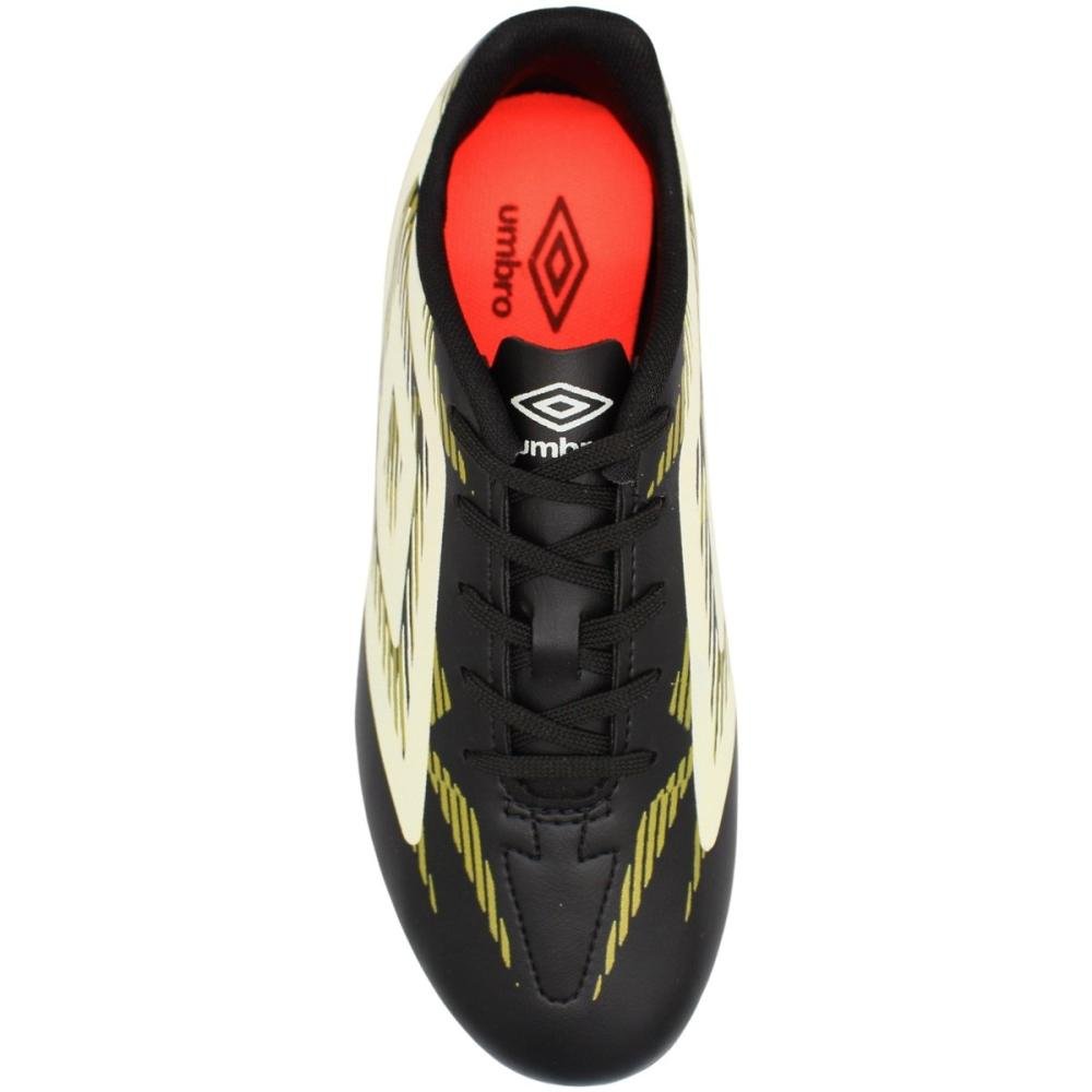 Chuteira de Campo Infantil Umbro Invictus Jr Menino Preto 4