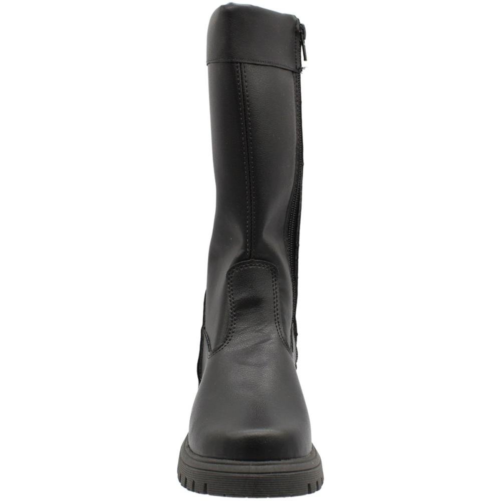Bota Grugui Montaria Menina Aplique coração Preto 3
