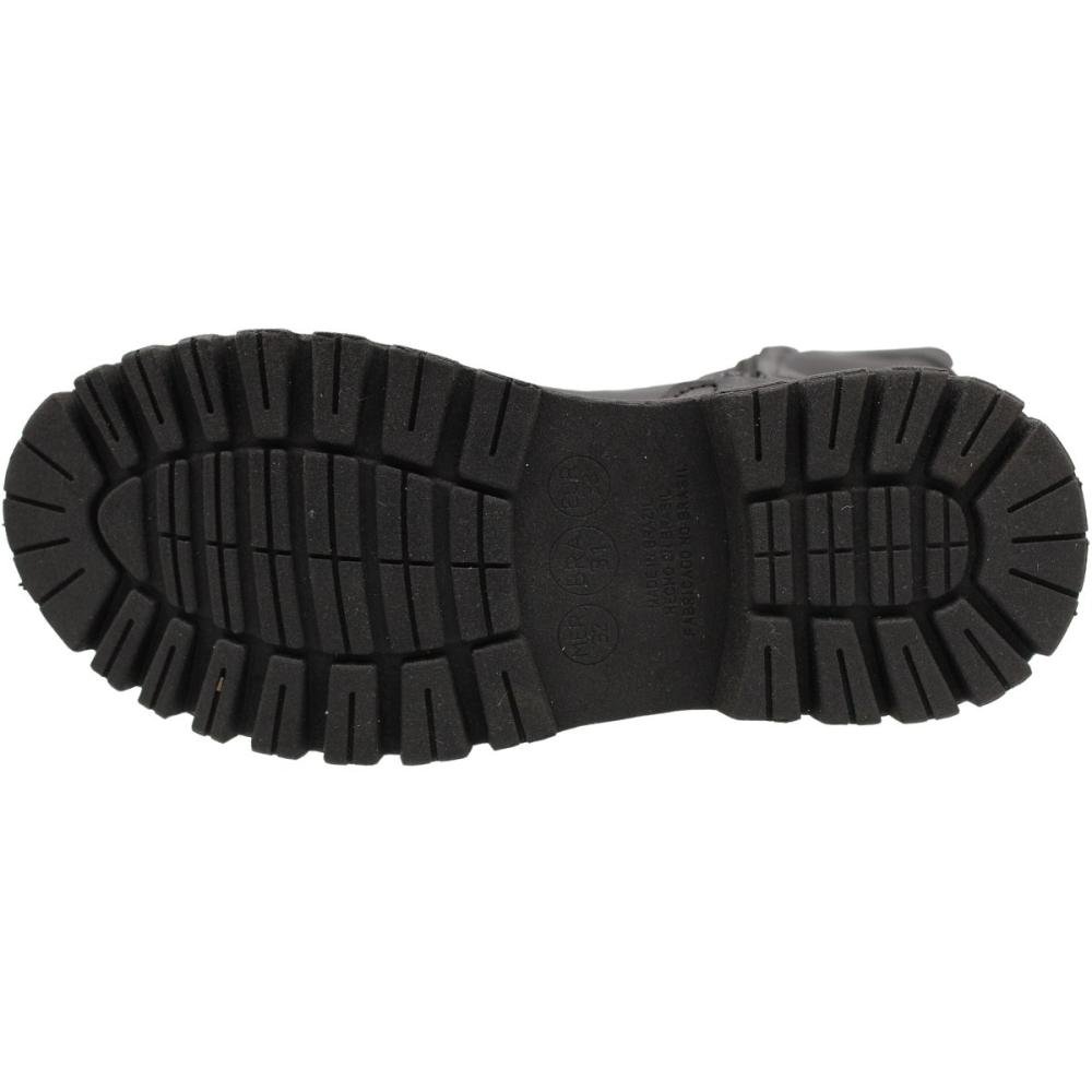 Bota Grugui Montaria Menina Aplique coração Preto 4
