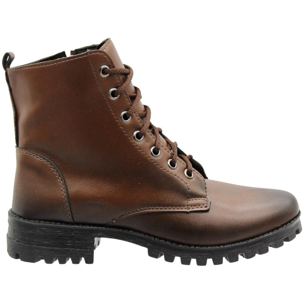Bota Coturno Cano Baixo Elisa Melo Pelboot Feminina