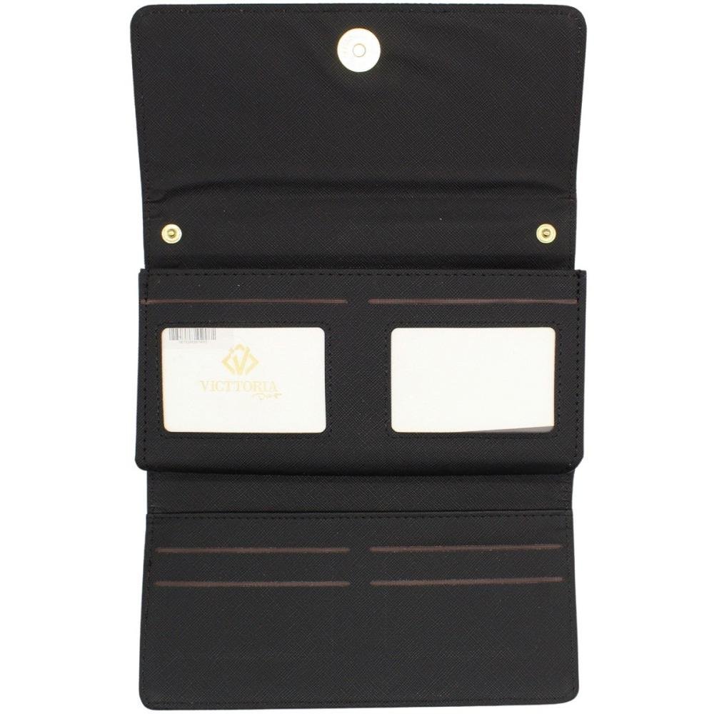 Bolsa Carteira Victtoria Voice Glamurosa Feminina Preto 2