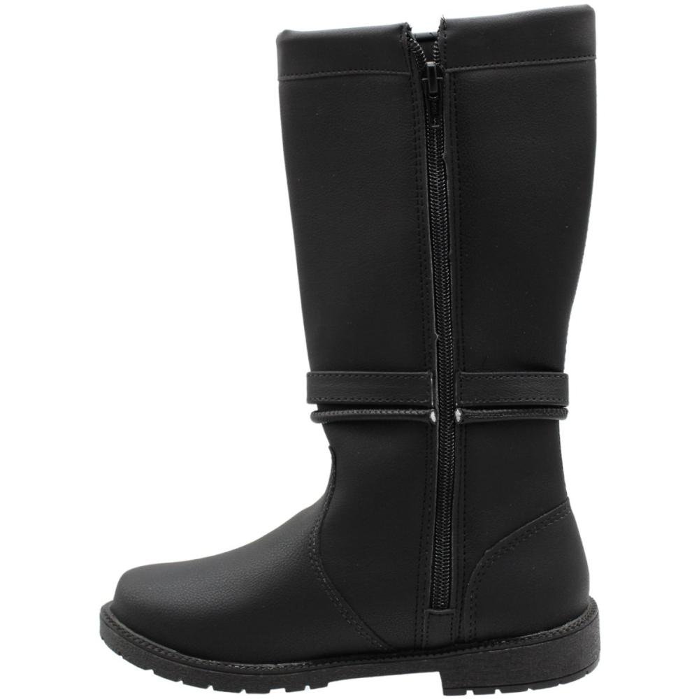 Bota Street Call Montaria Cano Alto Menina Preto 2