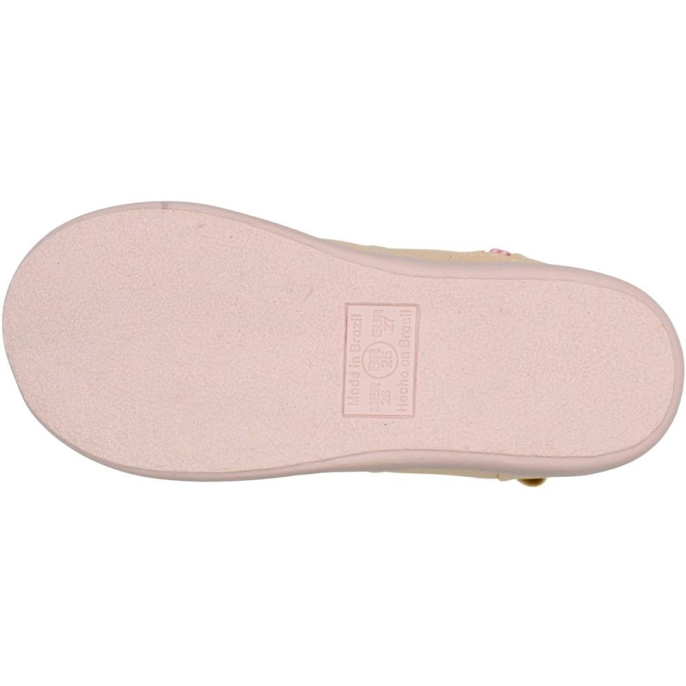 Bota Infantil Cano Alto Street Cal Bow Strass Menina Nude 5