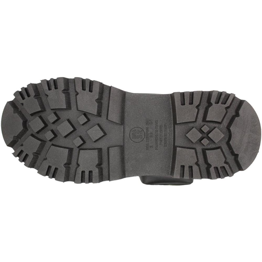 Bota Coturno Juvenil Nilqi Bolsa Lateral Menina Preto 5