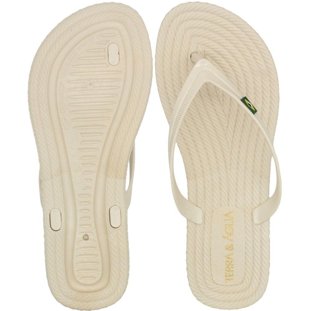 Chinelo De Dedo Terra E Água Brasileirinha Feminina Branco 3