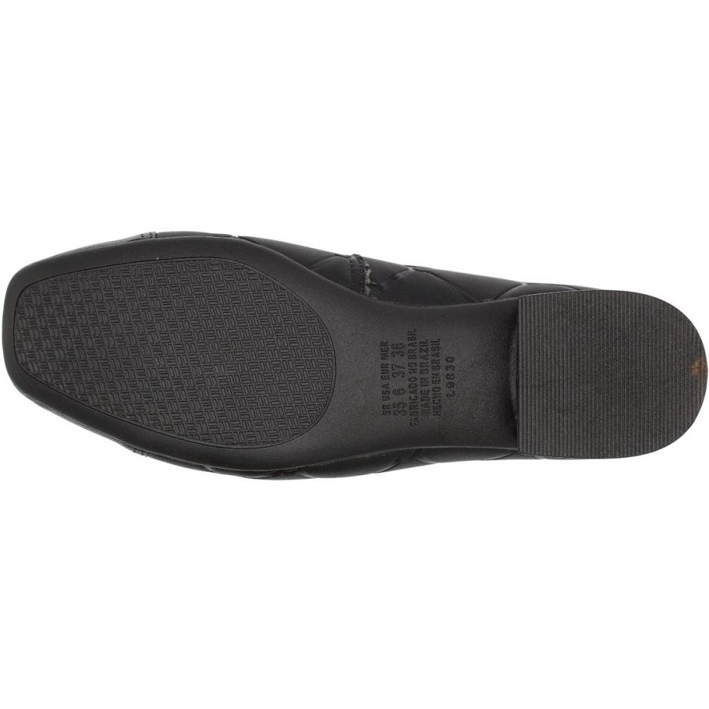 Sapato Campesi Liora Salto Grosso Conforto Aplique Metal Preto 4