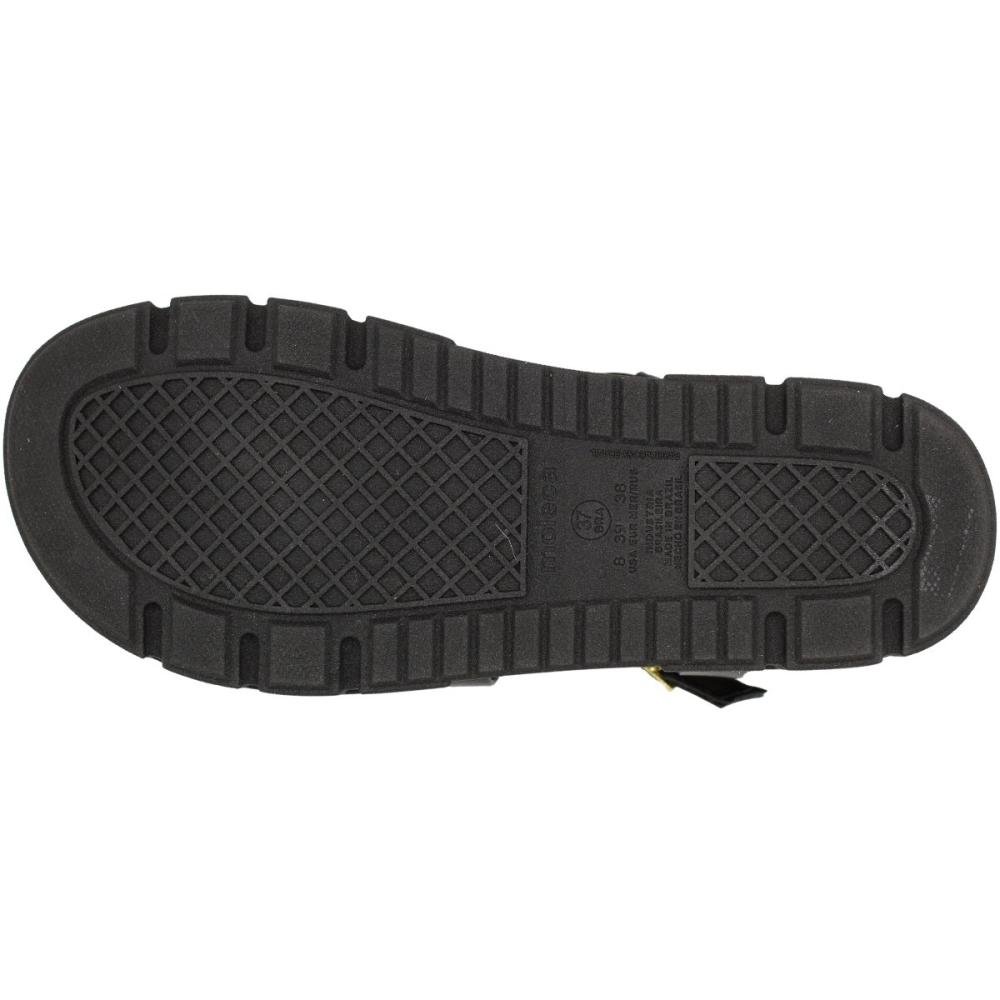 Sandália Plataforma Moleca Napa Turim Pinos Metalizados Preto 5