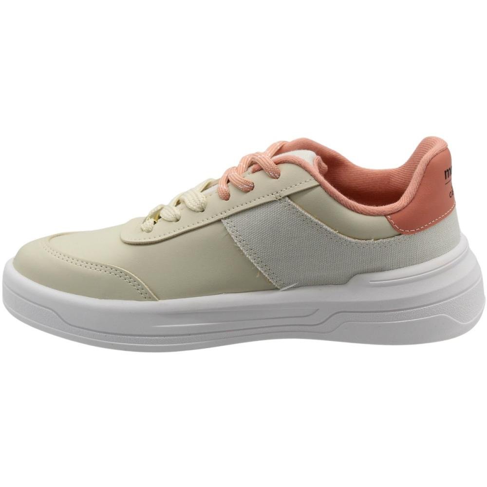 Tênis Casual Moleca e Ana Castela Napa Sardenha Feminino Branco 2