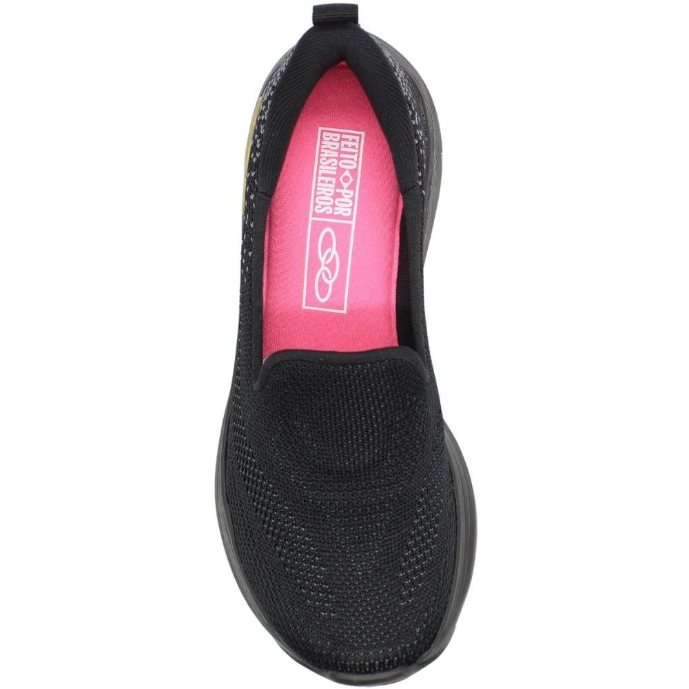 Tênis Esportivo Olympikus Running Safira Evasense Feminino Preto 4