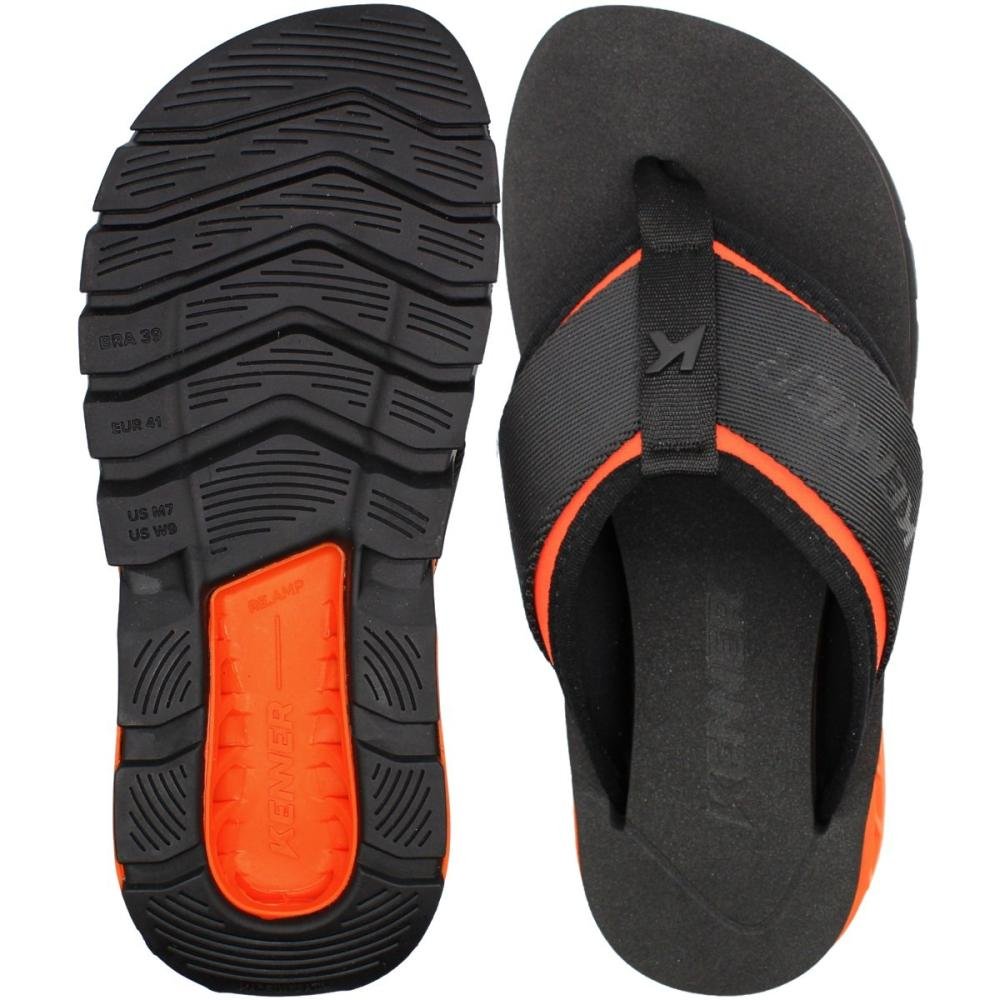 Sandália de Dedo Kenner Rakka Sport Masculino Preto 3
