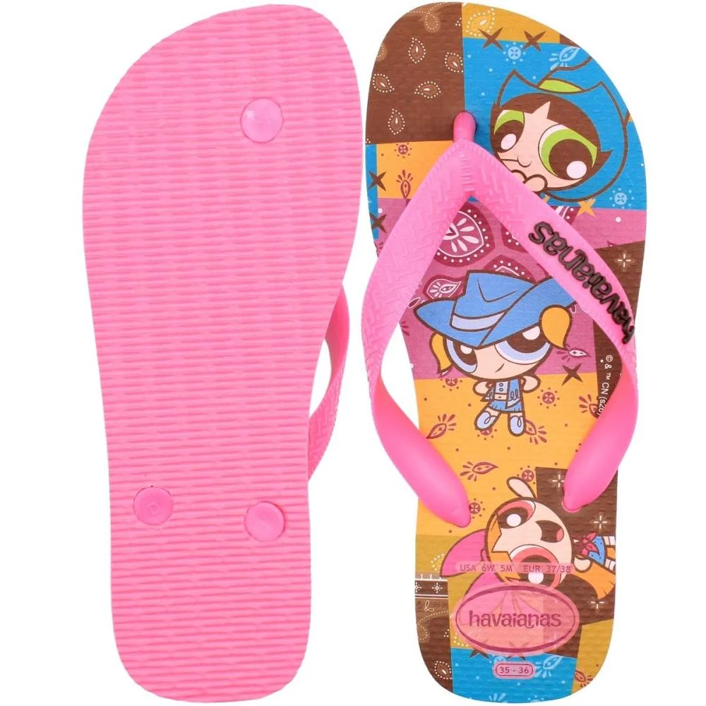Chinelo de Dedo Havaianas Warner Feminino Rosa 3