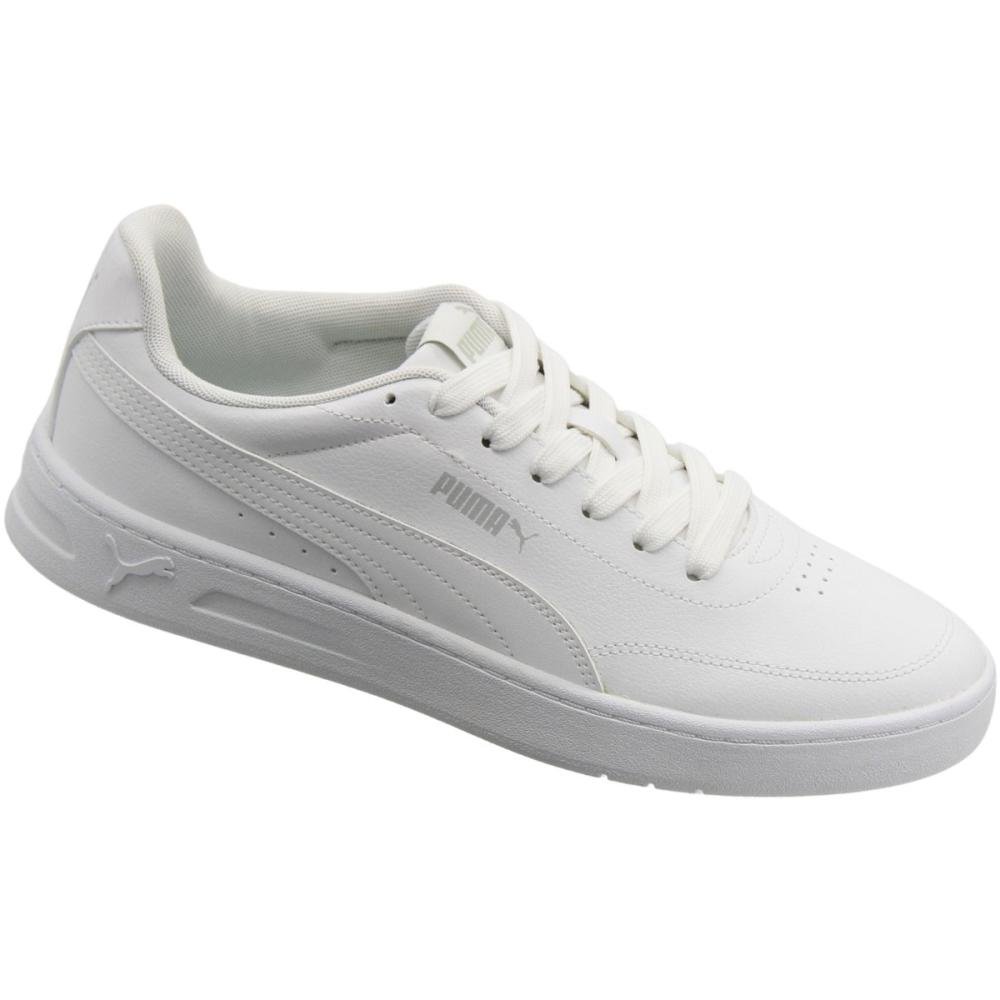 Tênis Casual Puma Court Classic Clean Bdp Masculin Branco 3