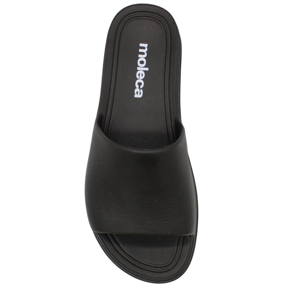 Tamanco Slide Plataforma Moleca Solado Tratorado Feminino Preto 4