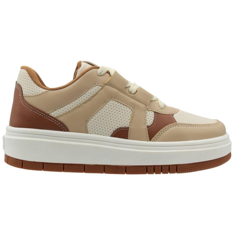 Tênis Casual Plataforma Redteen Perfuros Cadarço Feminino