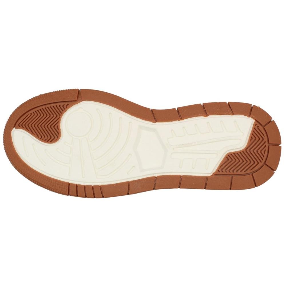 Tênis Casual Plataforma Redteen Perfuros Cadarço Feminino Bege 5