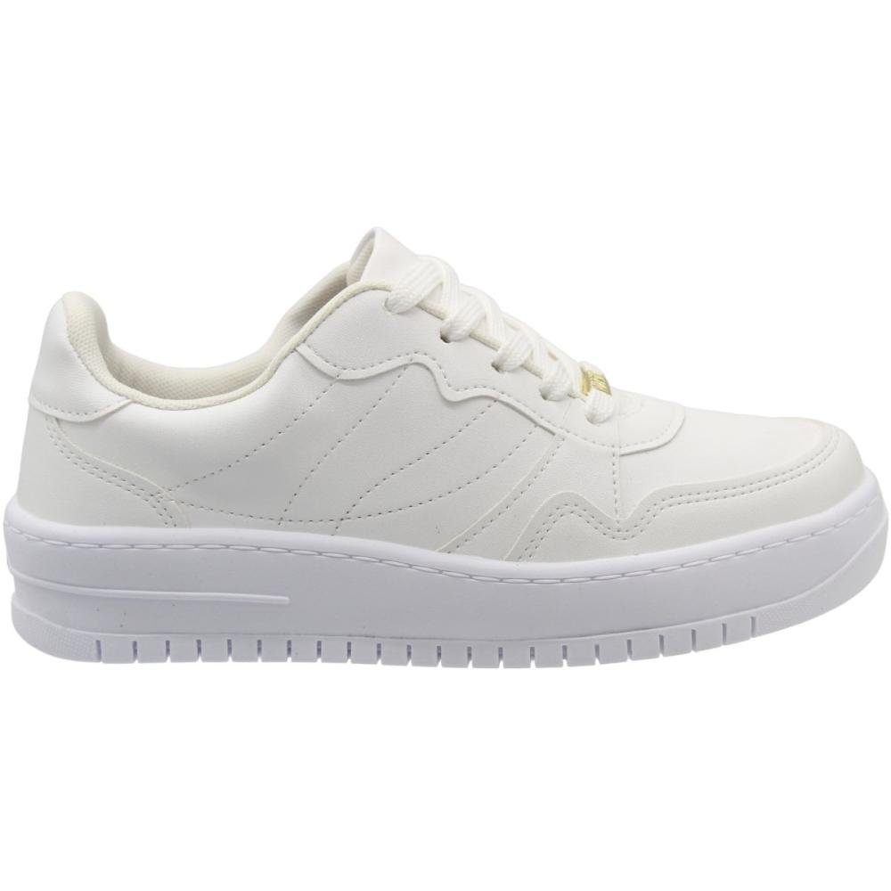 Tênis Casual Vizzano Plataforma Costuras Napa Pelica Feminino