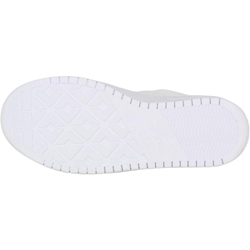 Tênis Casual Vizzano Plataforma Costuras Napa Pelica Feminino Branco 5