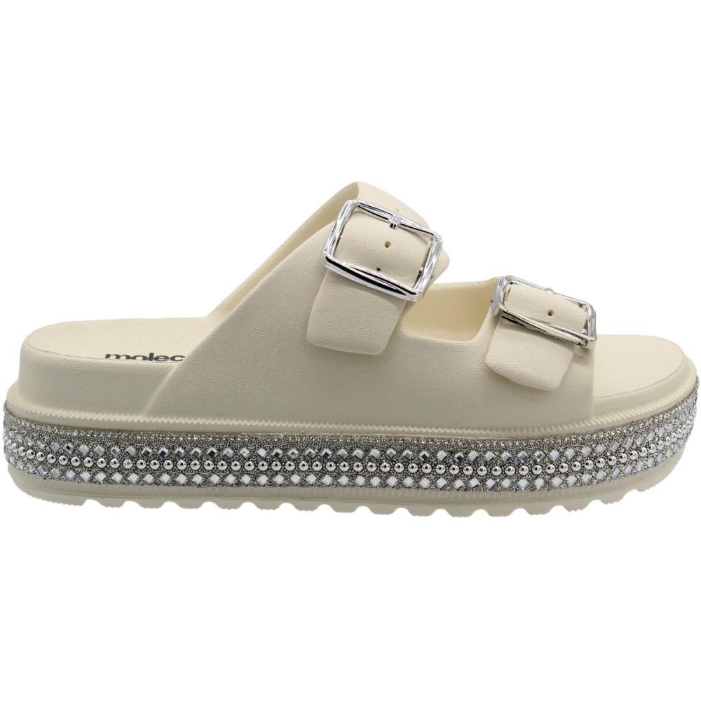 Tamanco Plataforma Moleca e Ana Castela EVA  Com Strass Feminina
