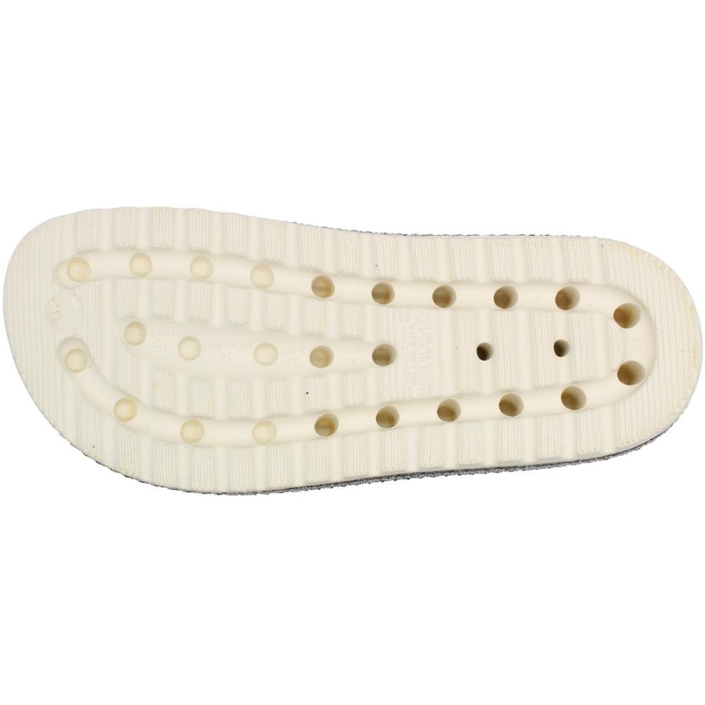 Tamanco Plataforma Moleca e Ana Castela EVA Com Strass Feminina Branco 5