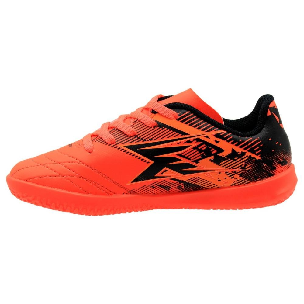 Chuteira Futsal Indoor Juvenil OXN Dynamic 5 Pro Menino Laranja 2