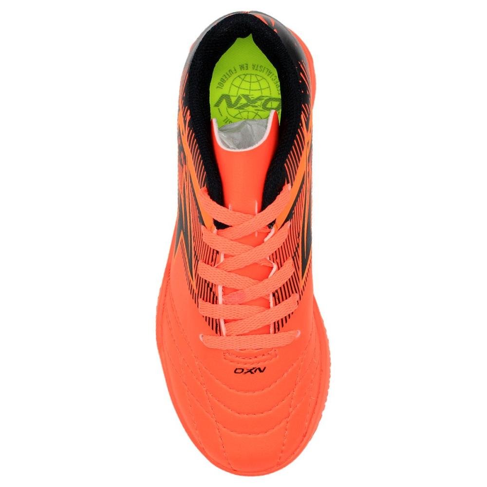 Chuteira Futsal Indoor Juvenil OXN Dynamic 5 Pro Menino Laranja 4