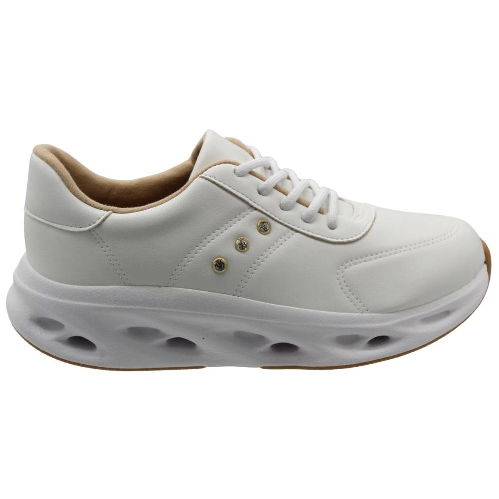 Tênis Jogging Plataforma Modare Detallhe Strass Feminino
