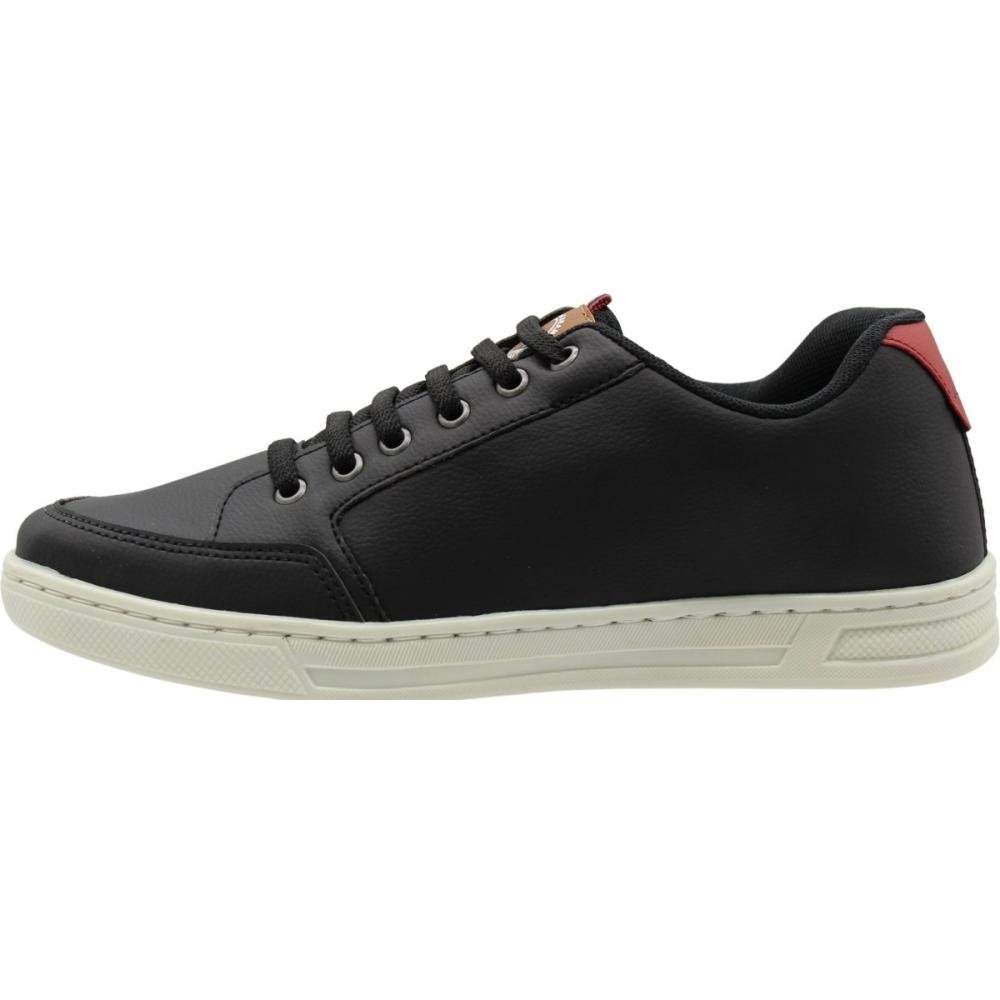 Sapatênis Sport Fire Costuras Ziper lateral Masculino Preto 2