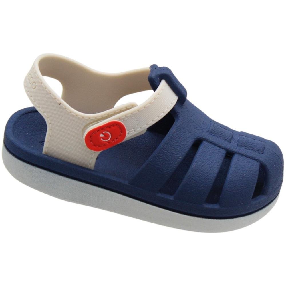 Sandália Papete Infantil Baby Cartago Oslo II Menino Azul 3