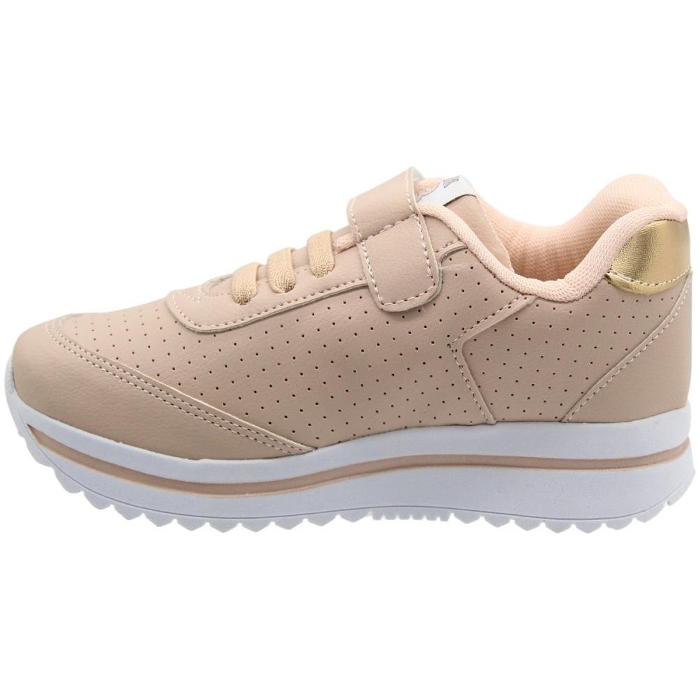 Tênis infantil Joggin Brink Gloss Menina Nude 2