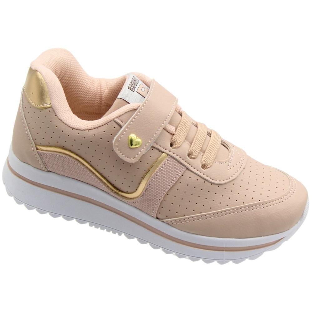 Tênis infantil Joggin Brink Gloss Menina Nude 3