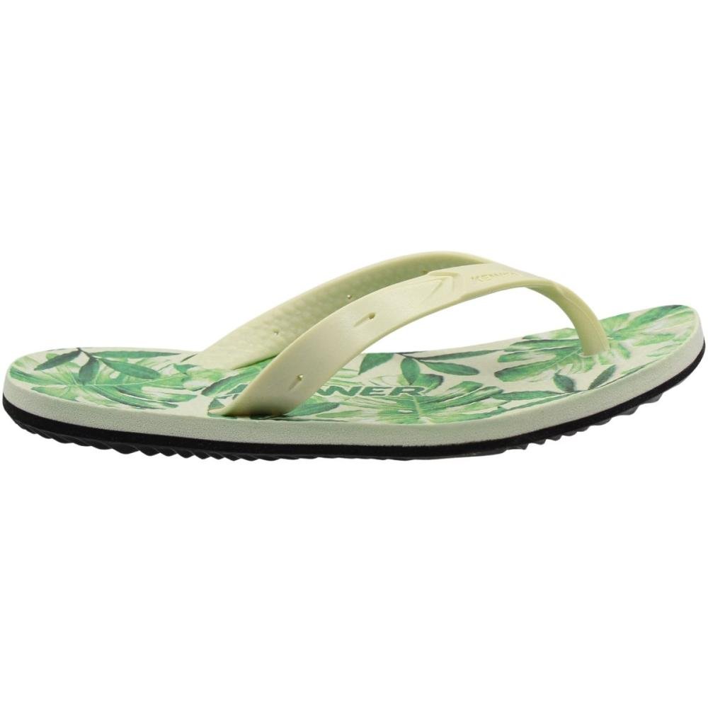 Sandália de Dedo Kenner Summer Leaf Masculino Branco 2