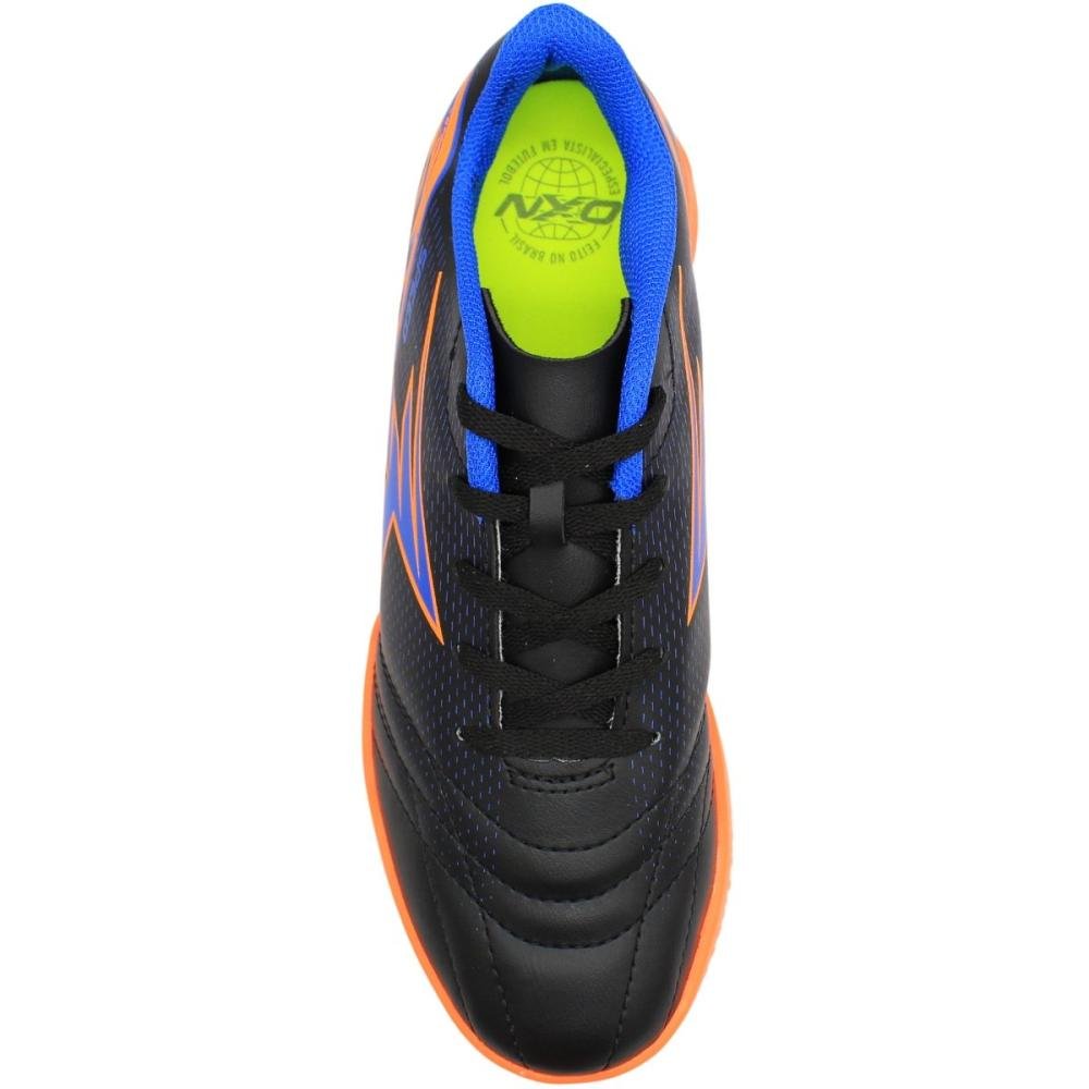 Chuteira Oxn Juvenil Indoor Speed 5 Menino Preto 4