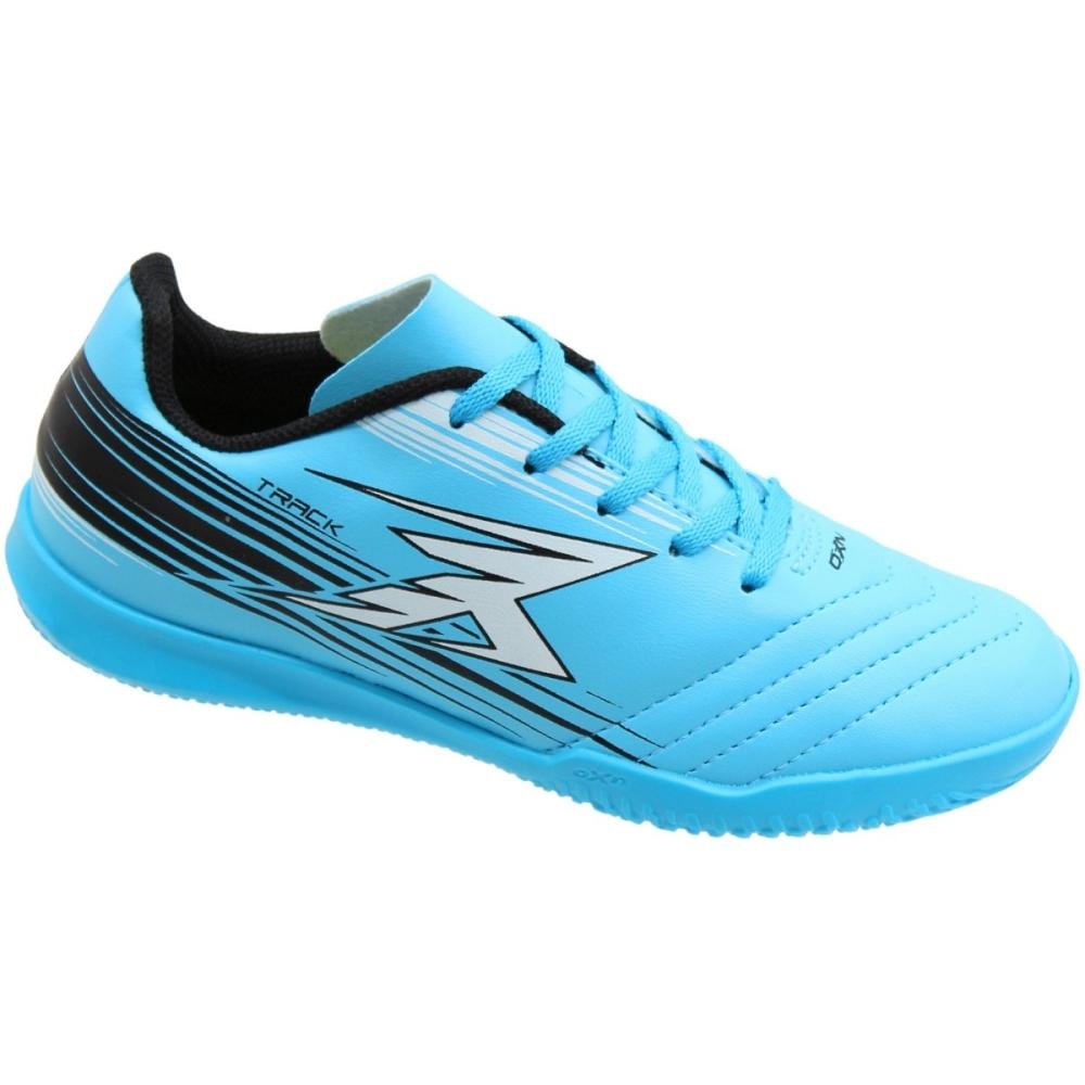 Chuteira Indoor Oxn Juvenil Track Fit 4 Menino Azul 3