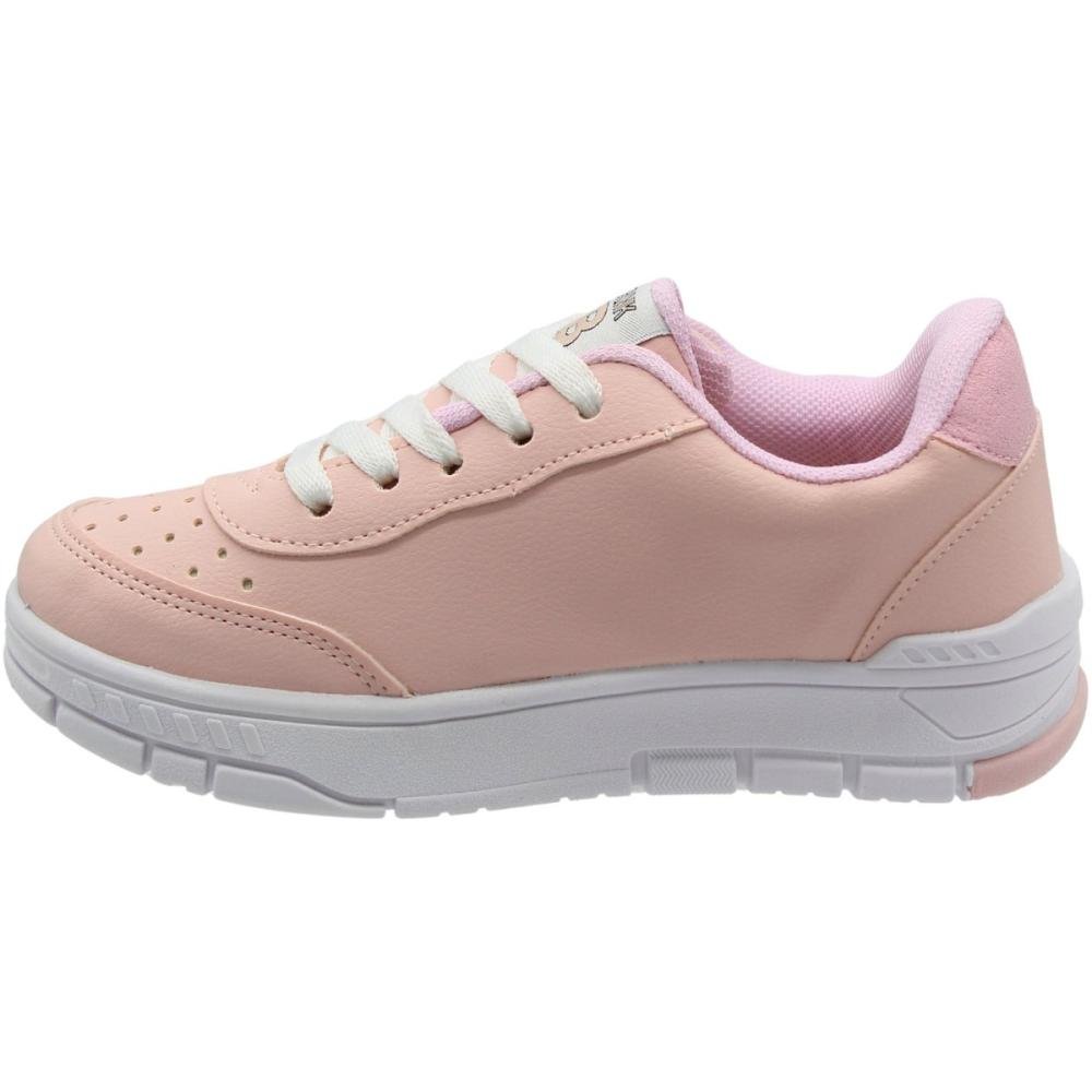 Tênis Casual Infantil Brink Street Menina Rosa 2