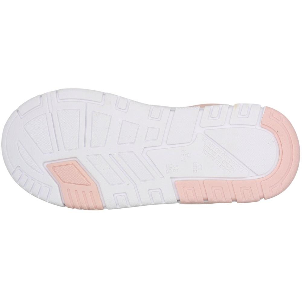 Tênis Casual Infantil Brink Street Menina Rosa 5
