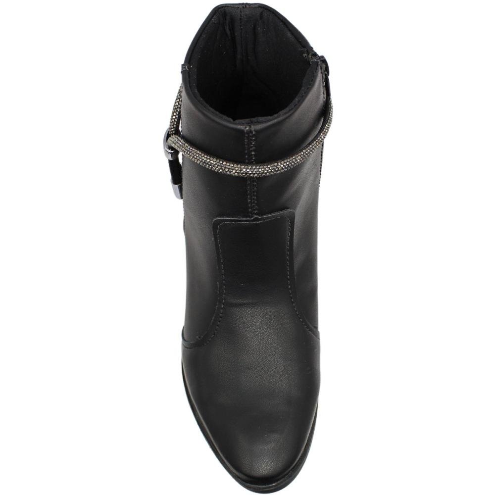 Bota Cano Curto Marina Carvalho Salto Médio Feminina Preto 4