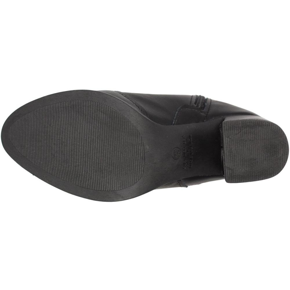 Bota Cano Curto Marina Carvalho Salto Médio Feminina Preto 5