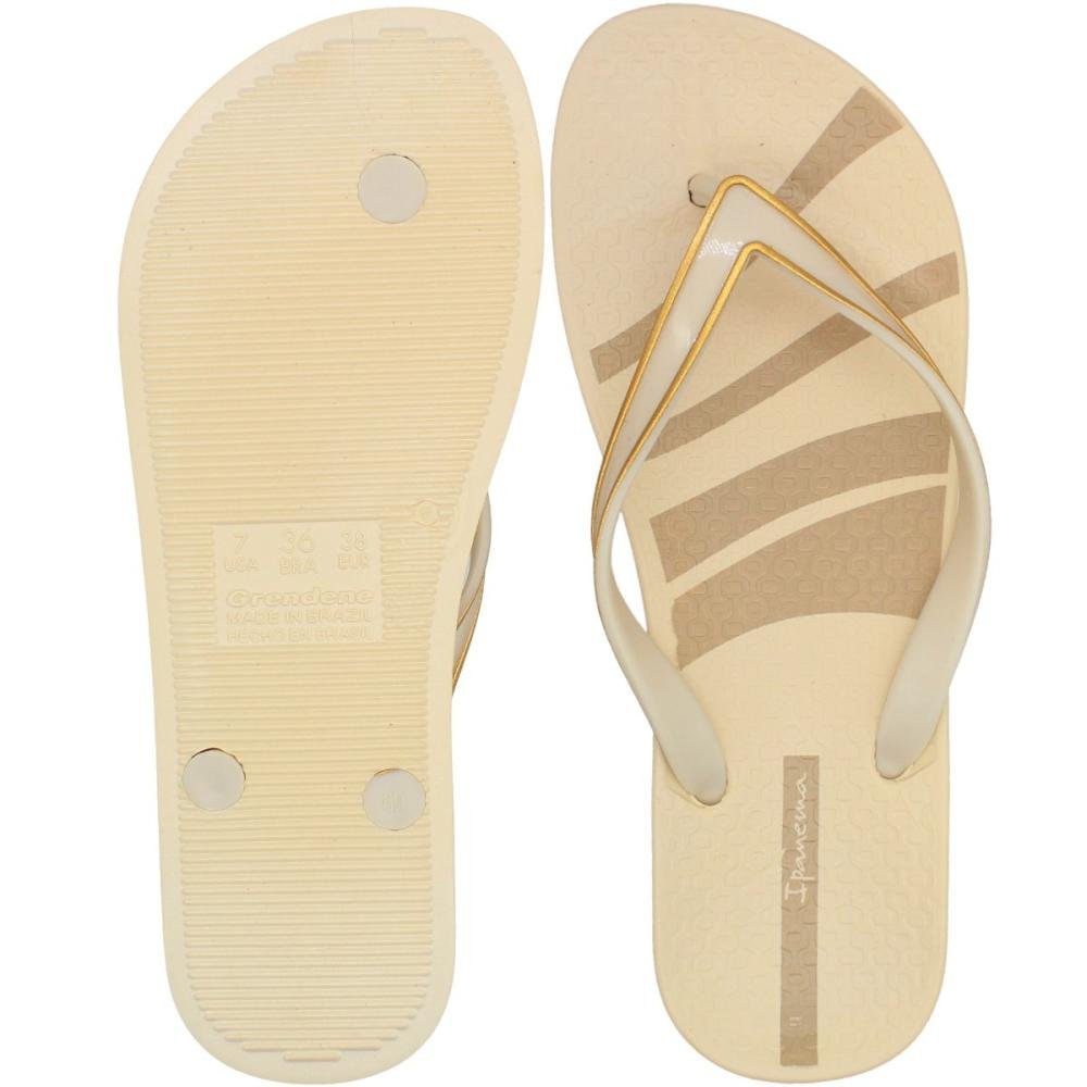 Chinelo de Dedo ipanema Anatômica Linea Feminino Bege 3