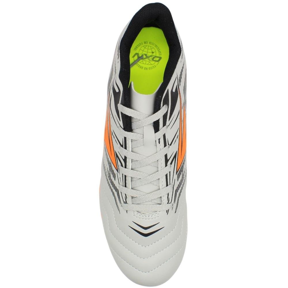 Chuteira Campo Oxn Express Fit 4 Masculino Cinza 4