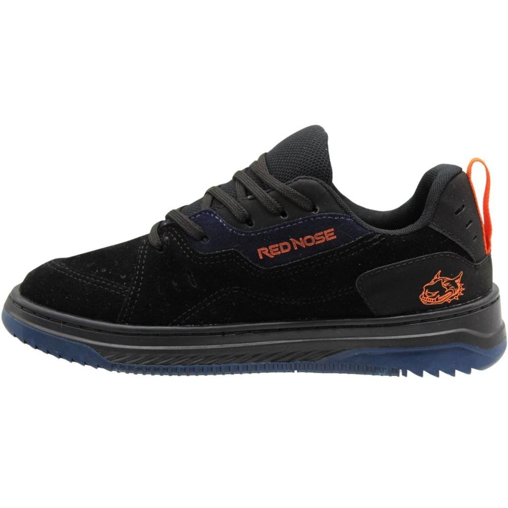 Tênis Casual Juvênil Red Nose Camurça Menino Preto 2
