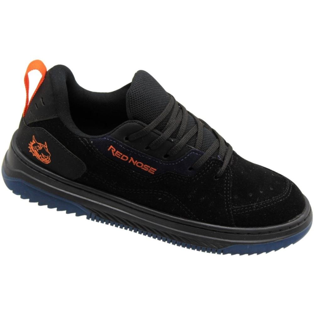 Tênis Casual Juvênil Red Nose Camurça Menino Preto 3