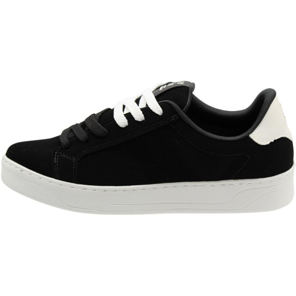 Tênis Casual Via Marte lLinhagem Camurça Feminino Preto 2