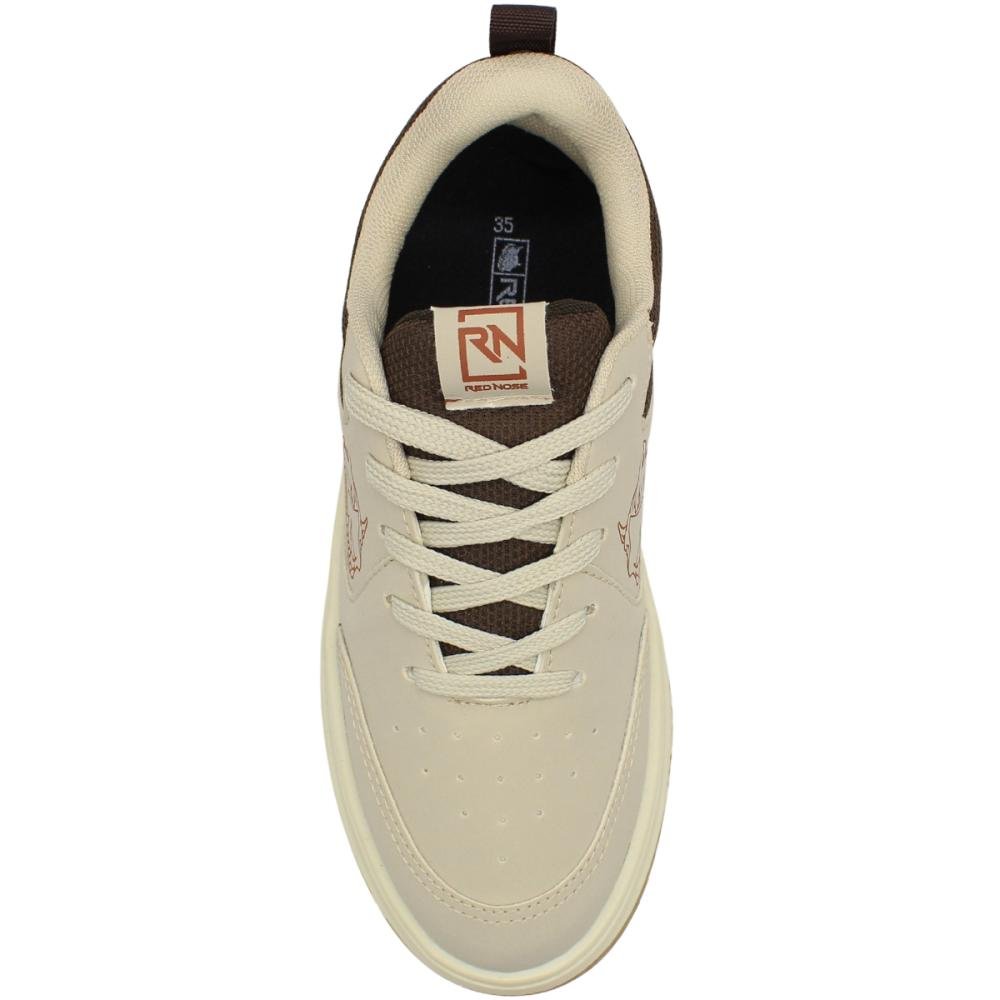 Tênis Casual Red Nose Boarding Menino Bege 4