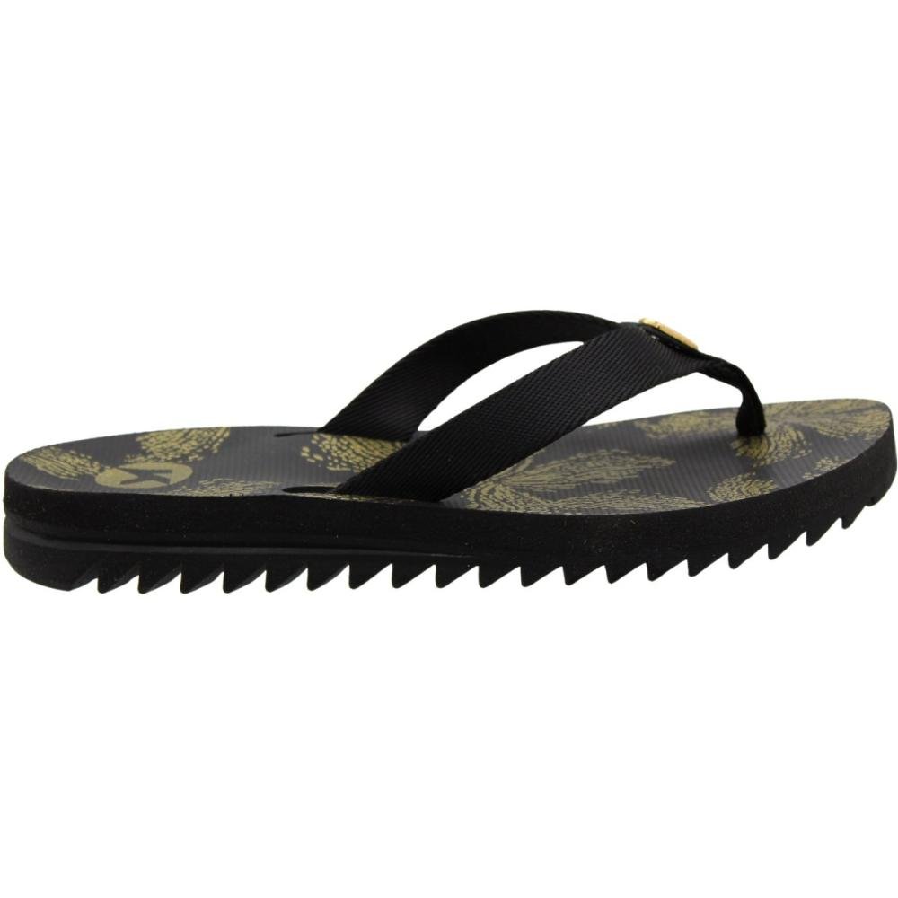 Sandália de dedo Kenner Kyra Slim Estampado feminino Preto 2