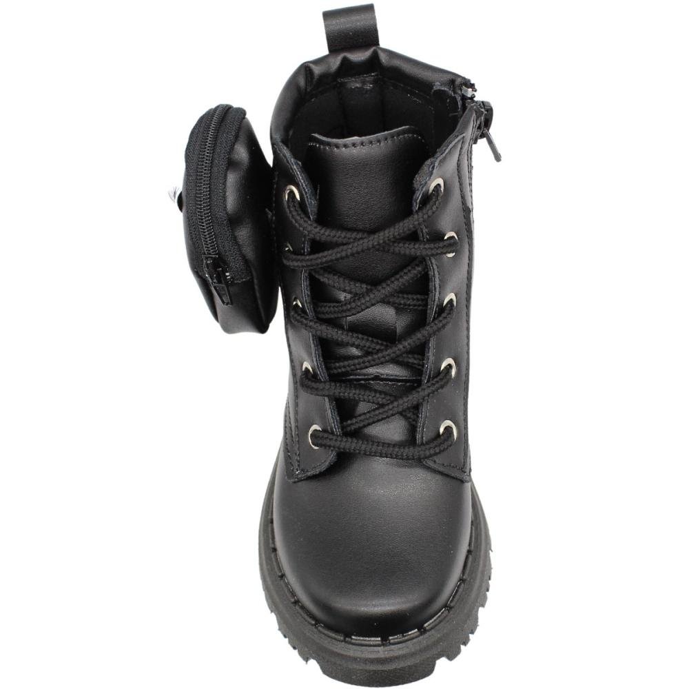 Bota Coturno Bebê Nilqi Bolsa Lateral Menina