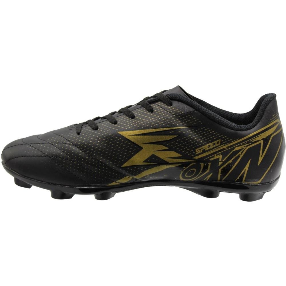 Chuteira de Campo Oxn Speed 5 Masculino Preto 2